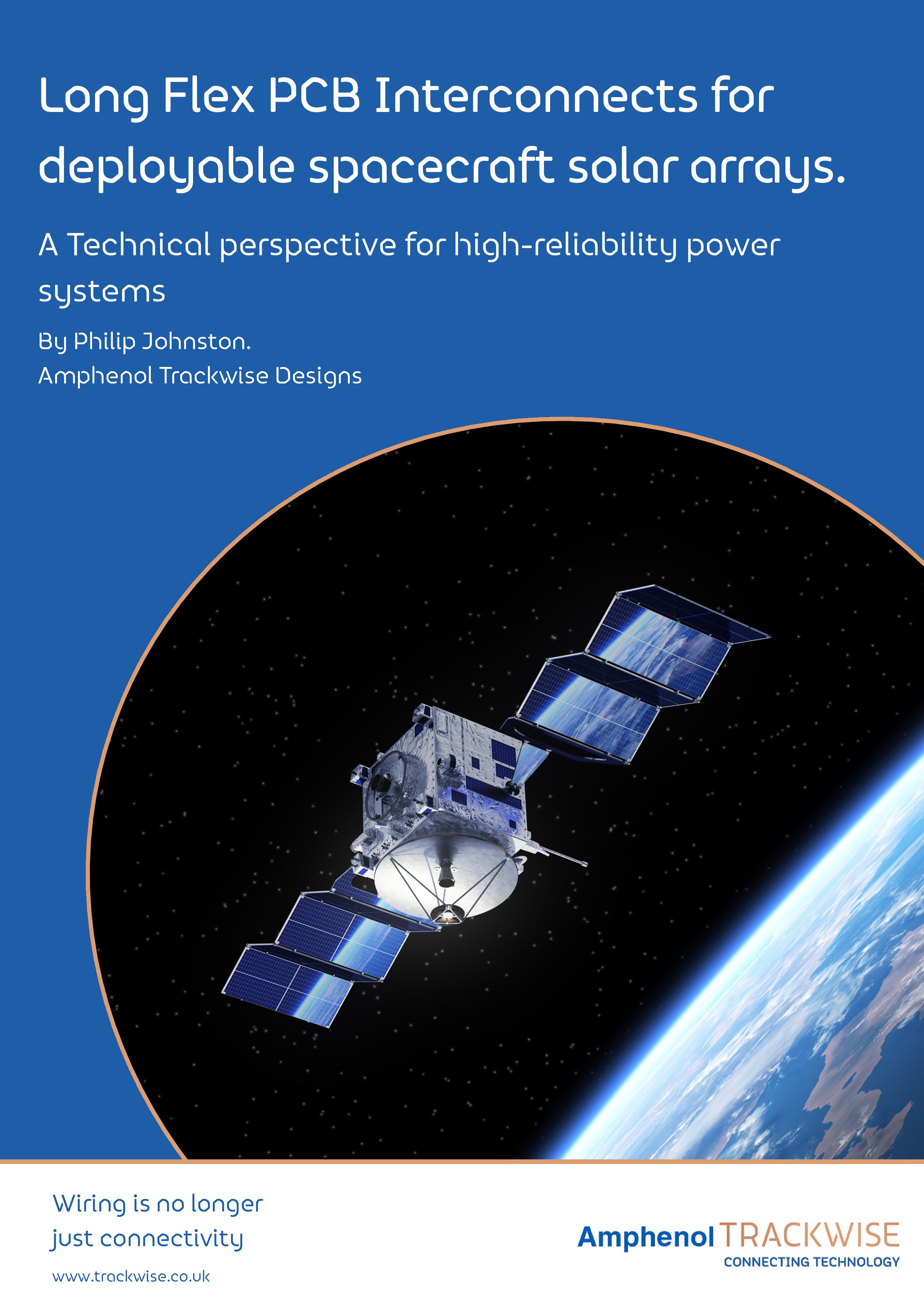 Long Flex PCB Interconnects for deployable spacecraft solar arrays.